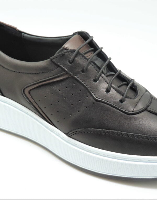 فوركس حذاء نسائي جلد طبيعي - أسود