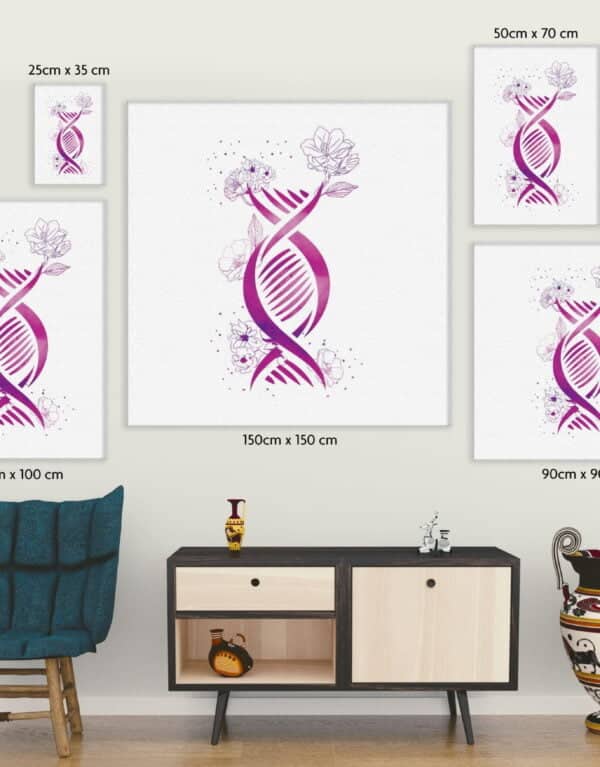 DNA Canvas Print